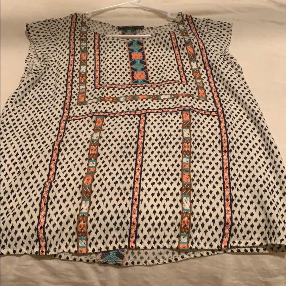 Cap sleeve top/blouse by THML